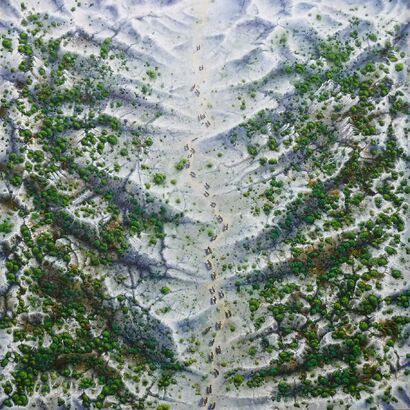 La quebrada. - a Paint Artowrk by A.Pontesta